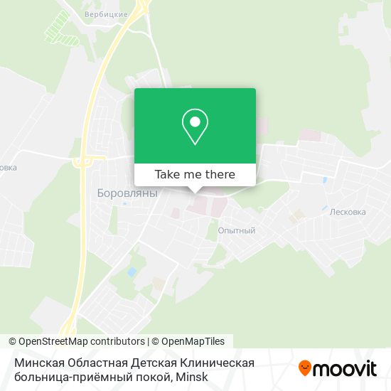 Минская Областная Детская Клиническая больница-приёмный покой map