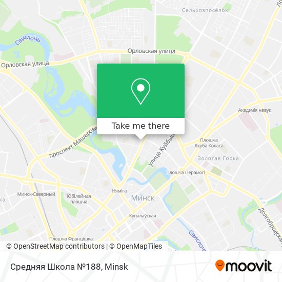 Средняя Школа №188 map
