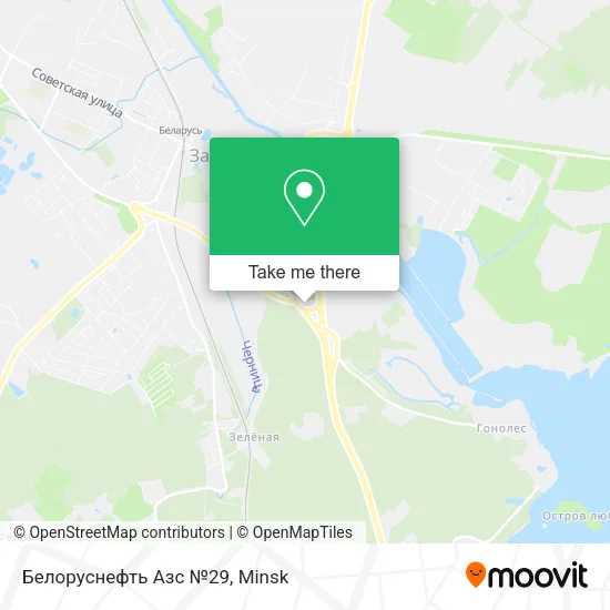Белоруснефть Азс №29 map