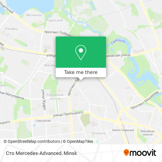 Сто Mercedes-Advanced map