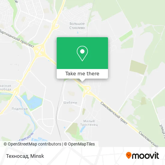 Техносад map