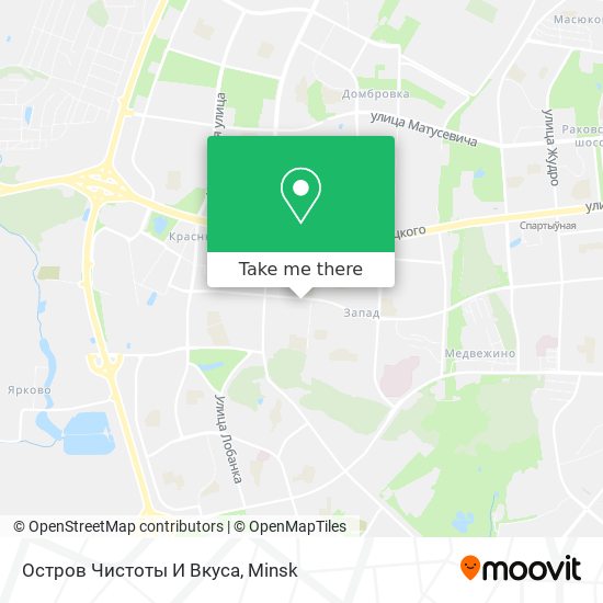 Остров Чистоты И Вкуса map