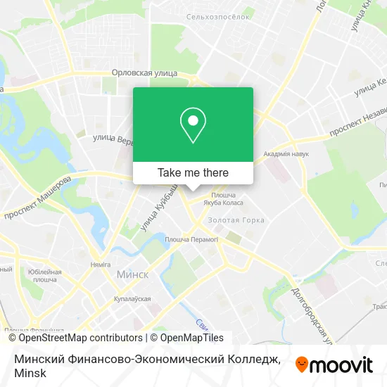 Минский Финансово-Экономический Колледж map