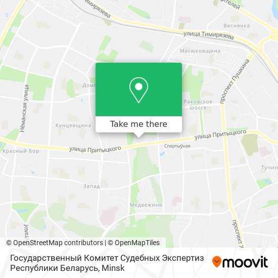 Государственный Комитет Судебных Экспертиз Республики Беларусь map