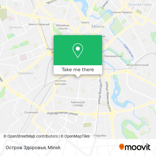 Остров Здоровья map