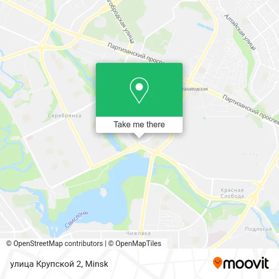 улица Крупской 2 map