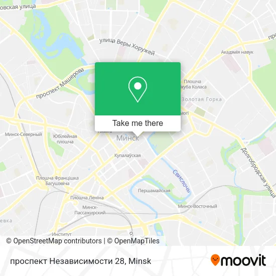 проспект Независимости 28 map