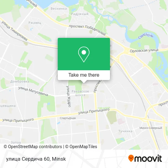 улица Сердича 60 map