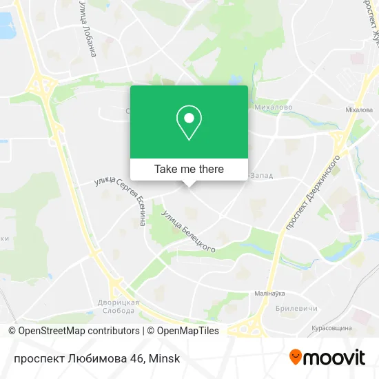 проспект Любимова 46 map