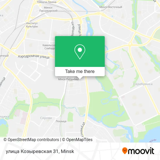 улица Козыревская 31 map