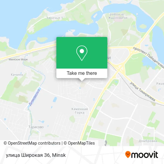 улица Широкая 36 map