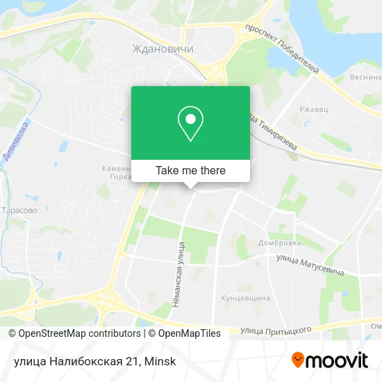 улица Налибокская 21 map