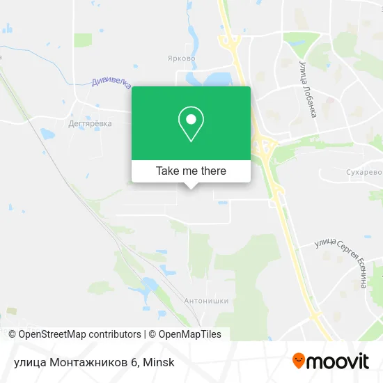 улица Монтажников 6 map