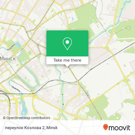 переулок Козлова 2 map