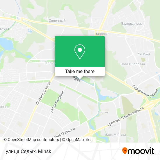 улица Седых map