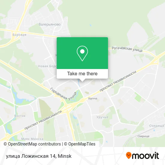 улица Ложинская 14 map