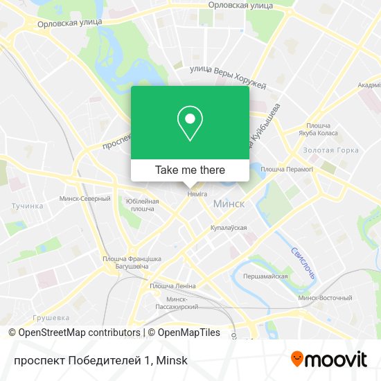 проспект Победителей 1 map