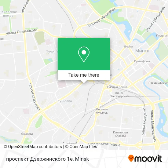 проспект Дзержинского 1е map