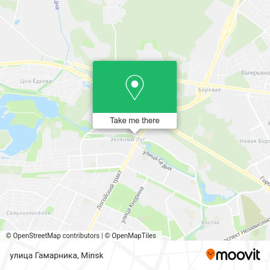 улица Гамарника map