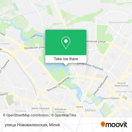 улица Нововиленская map