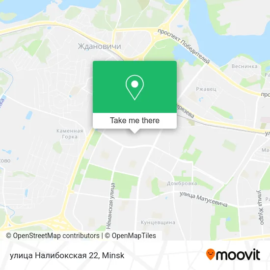 улица Налибокская 22 map