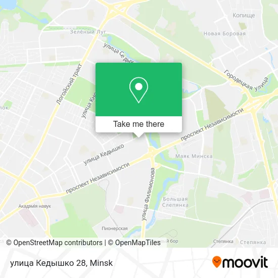 улица Кедышко 28 map