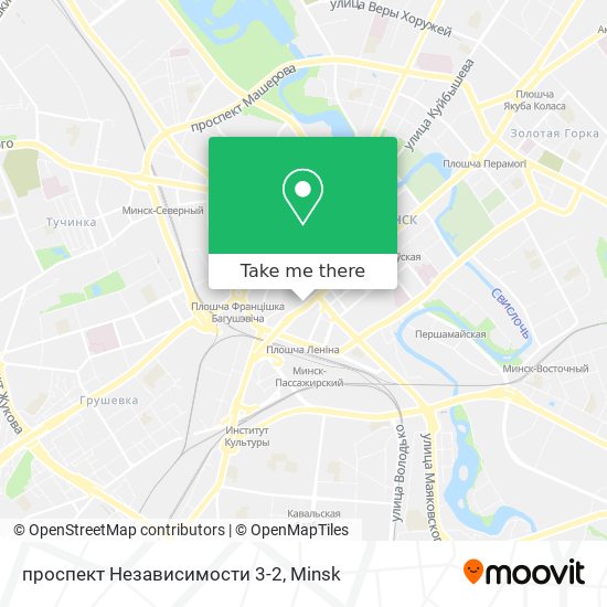 проспект Независимости 3-2 map