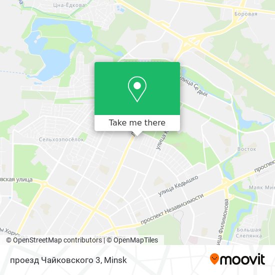 проезд Чайковского 3 map