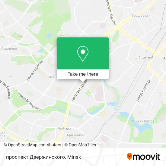проспект Дзержинского map