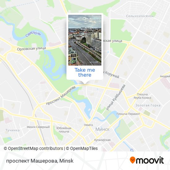 проспект Машерова map