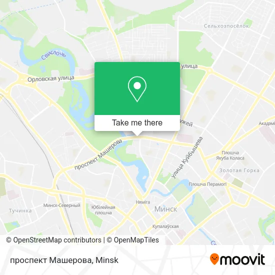 проспект Машерова map