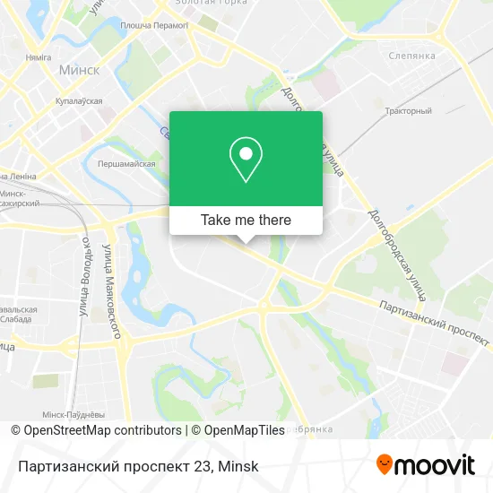 Партизанский проспект 23 map
