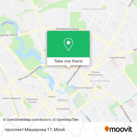 проспект Машерова 17 map