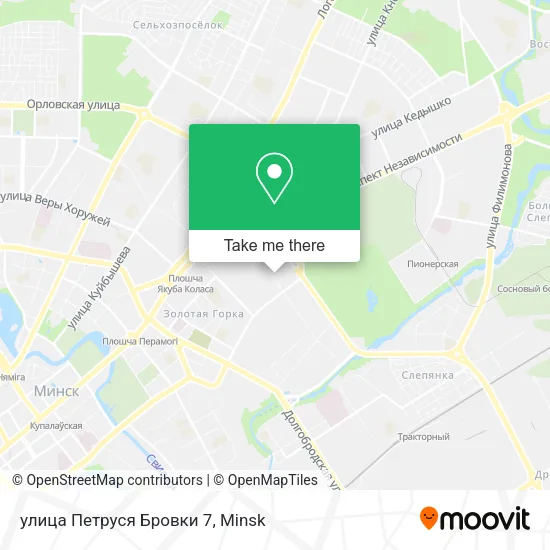улица Петруся Бровки 7 map