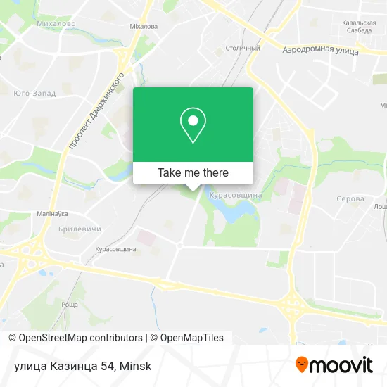 улица Казинца 54 map