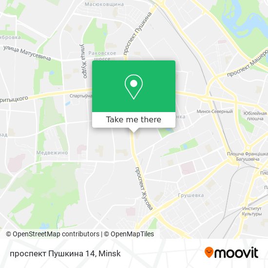 проспект Пушкина 14 map