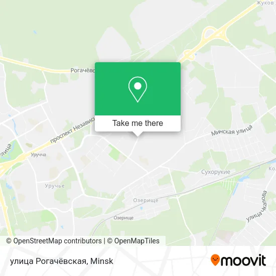 улица Рогачёвская map