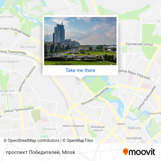 проспект Победителей map