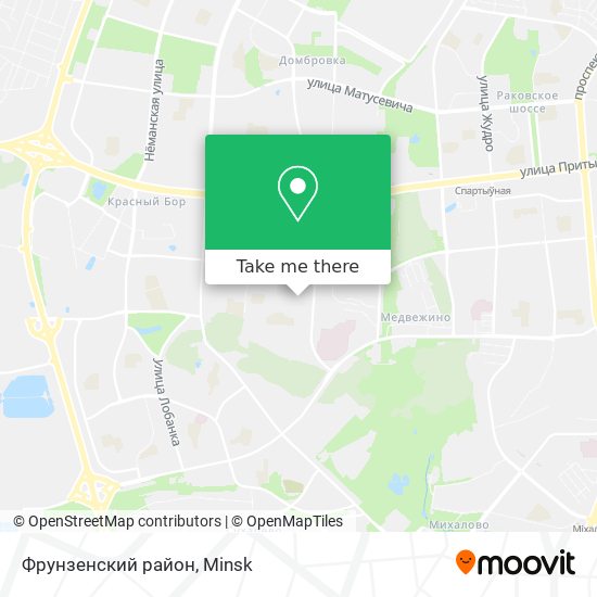 Фрунзенский район map