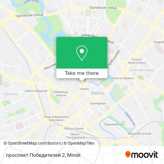 проспект Победителей 2 map