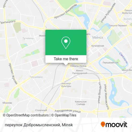 переулок Добромысленский map