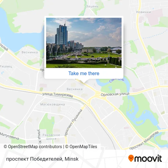 проспект Победителей map