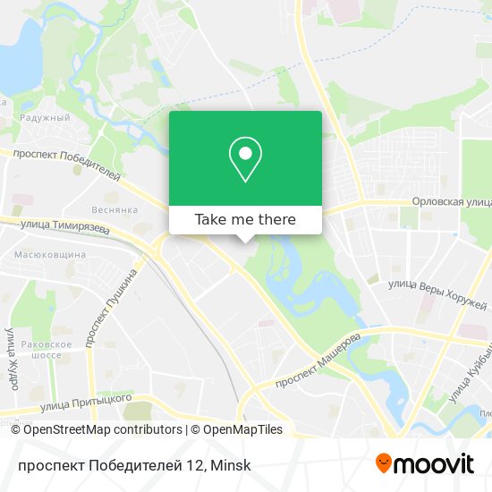 проспект Победителей 12 map