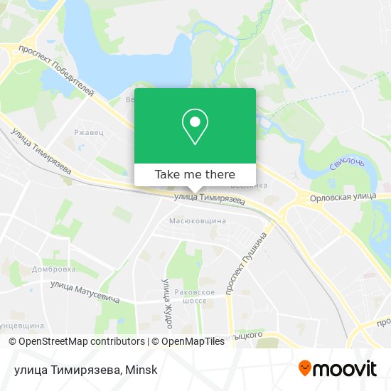 улица Тимирязева map