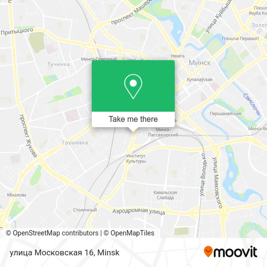 улица Московская 16 map
