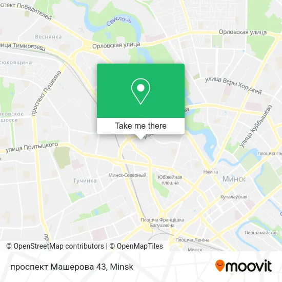 проспект Машерова 43 map