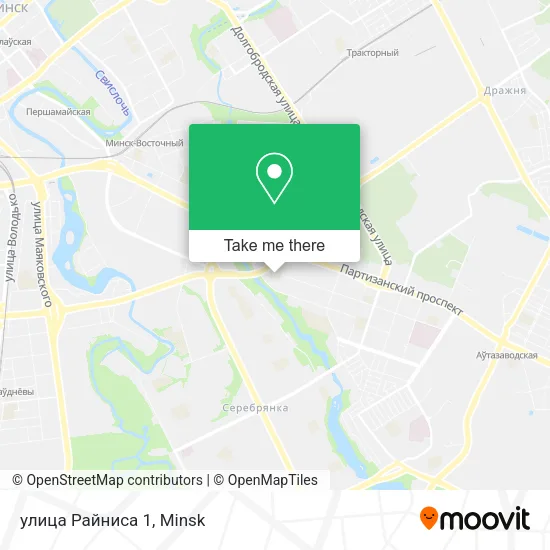 улица Райниса 1 map