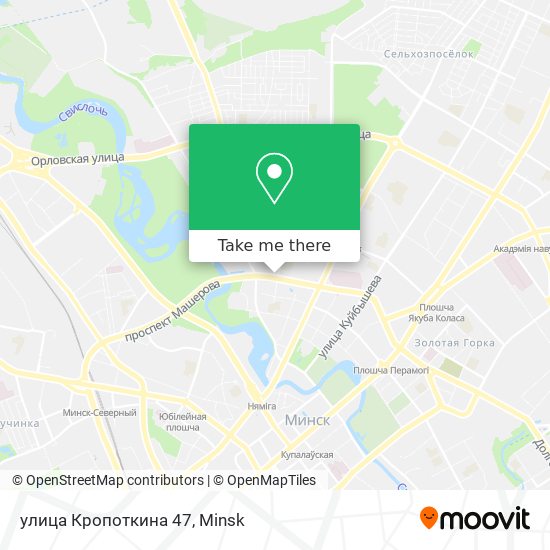 улица Кропоткина 47 map