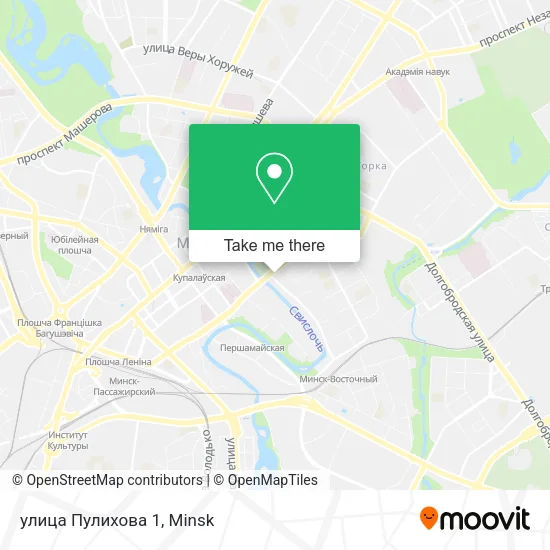 улица Пулихова 1 map