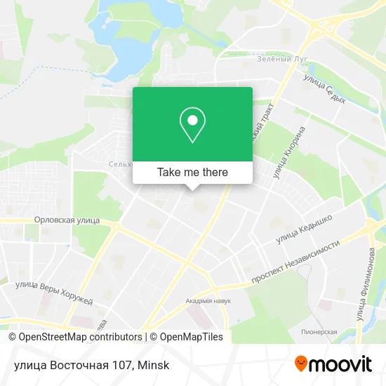 улица Восточная 107 map